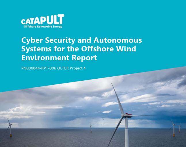 OLTER: Cyber Security and Autonomous Systems for the Offshore Wind Environment Report