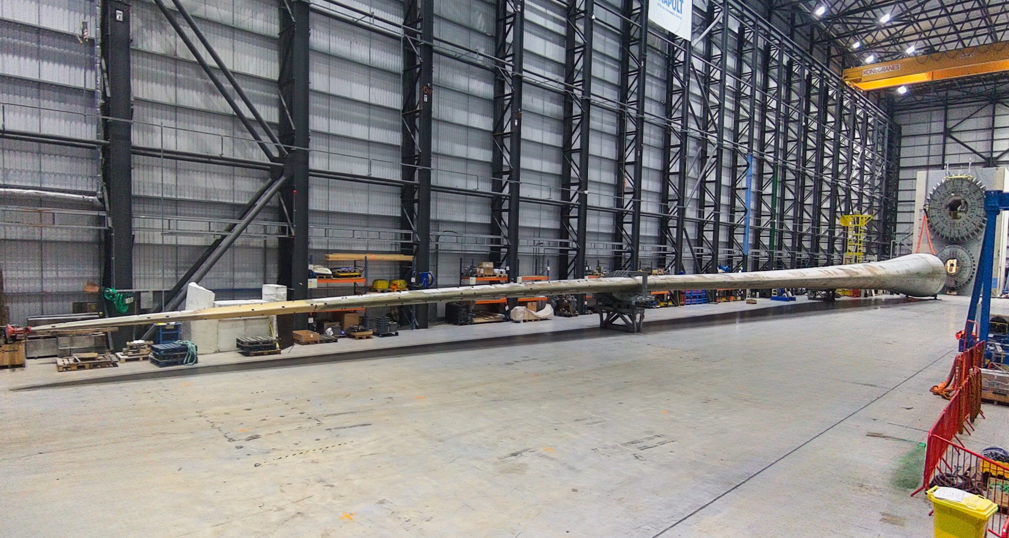 ORE Catapult and Bladena launch full-scale testing of next generation blade reinforcement technology