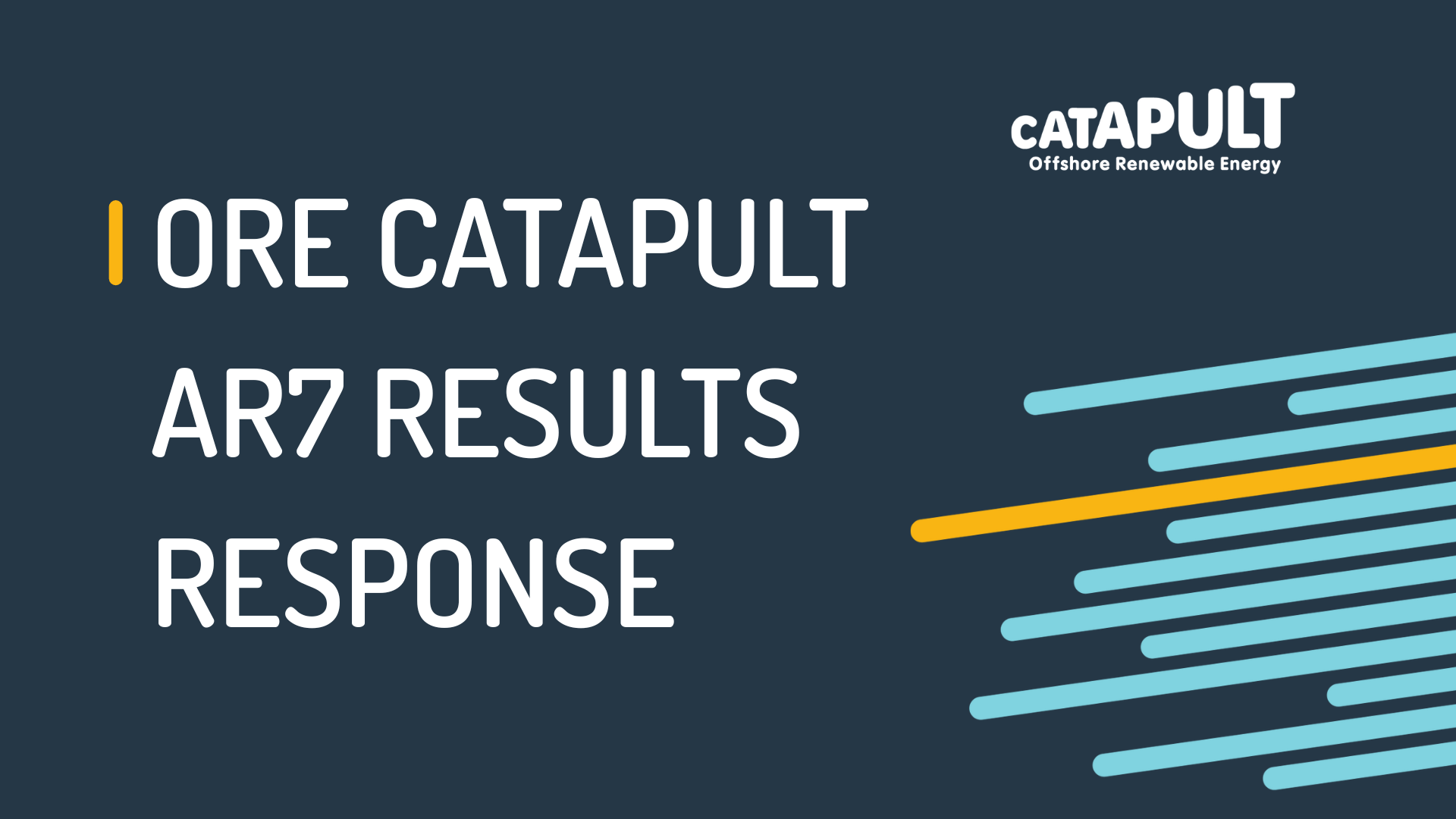 ORE Catapult AR7 Results Response