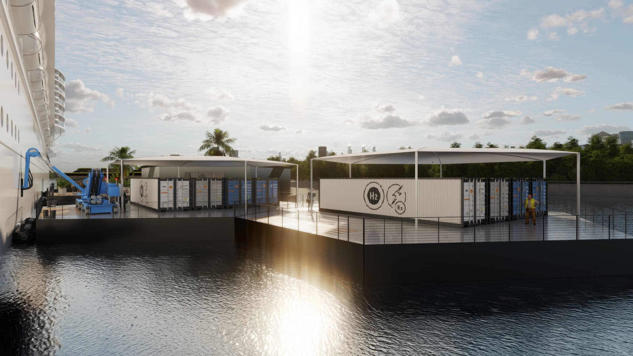 CMDC: Hydrogen Floating Power Hub